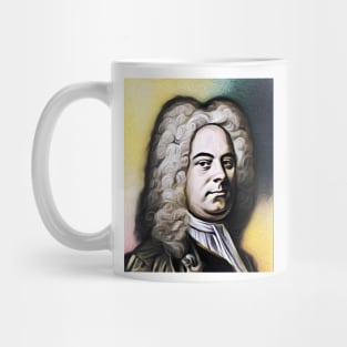 George Frideric Handel Yellow Portrait | George Frideric Handel Artwork 7 Mug